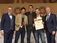 Brau2019  BEERStar Award 2019 überreicht von: links: Georg Rittmayer, Präsident der Privaten Brauereien Bayern e.V. rechts: Detlef Projahn, Präsident der Privaten Brauereien Deutschland e.v.  -- : Messe