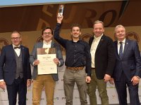 Brau2019  BEERStar Award 2019 überreicht von: links: Georg Rittmayer, Präsident der Privaten Brauereien Bayern e.V. rechts: Detlef Projahn, Präsident der Privaten Brauereien Deutschland e.v.  -- : Messe