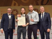 Brau2019  BEERStar Award 2019 überreicht von: links: Georg Rittmayer, Präsident der Privaten Brauereien Bayern e.V. rechts: Detlef Projahn, Präsident der Privaten Brauereien Deutschland e.v.  -- : Messe