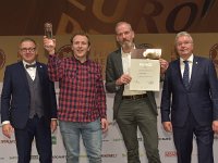 Brau2019  BEERStar Award 2019 überreicht von: links: Georg Rittmayer, Präsident der Privaten Brauereien Bayern e.V. rechts: Detlef Projahn, Präsident der Privaten Brauereien Deutschland e.v.  -- : Messe