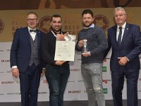 Brau2019  BEERStar Award 2019 überreicht von: links: Georg Rittmayer, Präsident der Privaten Brauereien Bayern e.V. rechts: Detlef Projahn, Präsident der Privaten Brauereien Deutschland e.v.  -- : Messe