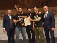 Brau2019  BEERStar Award 2019 überreicht von: links: Georg Rittmayer, Präsident der Privaten Brauereien Bayern e.V. rechts: Detlef Projahn, Präsident der Privaten Brauereien Deutschland e.v.  -- : Messe