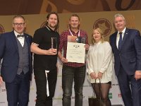 Brau2019  BEERStar Award 2019 überreicht von: links: Georg Rittmayer, Präsident der Privaten Brauereien Bayern e.V. rechts: Detlef Projahn, Präsident der Privaten Brauereien Deutschland e.v.  -- : Messe