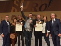 Brau2019  BEERStar Award 2019 überreicht von: links: Georg Rittmayer, Präsident der Privaten Brauereien Bayern e.V. rechts: Detlef Projahn, Präsident der Privaten Brauereien Deutschland e.v.  -- : Messe