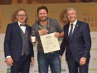 Brau2019  BEERStar Award 2019 überreicht von: links: Georg Rittmayer, Präsident der Privaten Brauereien Bayern e.V. rechts: Detlef Projahn, Präsident der Privaten Brauereien Deutschland e.v.  -- : Messe