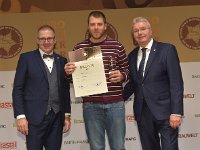 Brau2019  BEERStar Award 2019 überreicht von: links: Georg Rittmayer, Präsident der Privaten Brauereien Bayern e.V. rechts: Detlef Projahn, Präsident der Privaten Brauereien Deutschland e.v.  -- : Messe