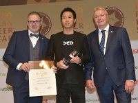 Brau2019  BEERStar Award 2019 überreicht von: links: Georg Rittmayer, Präsident der Privaten Brauereien Bayern e.V. rechts: Detlef Projahn, Präsident der Privaten Brauereien Deutschland e.v.  -- : Messe