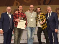 Brau2019  BEERStar Award 2019 überreicht von: links: Georg Rittmayer, Präsident der Privaten Brauereien Bayern e.V. rechts: Detlef Projahn, Präsident der Privaten Brauereien Deutschland e.v.  -- : Messe