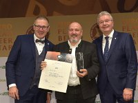 Brau2019  BEERStar Award 2019 überreicht von: links: Georg Rittmayer, Präsident der Privaten Brauereien Bayern e.V. rechts: Detlef Projahn, Präsident der Privaten Brauereien Deutschland e.v.  -- : Messe