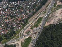 Nuernberg Mooenbrunn  Nuernberg BAB A 6  Autobahn Ausbau   Nuernberg Kreuz Ost und Kreuz Sued : Luftbild