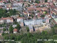 Nuernberg Woehrd  Woehrd Kesslerplatz Technische Hochschule, Neubau Informationszentrum : Luftaufnahmen