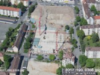 Nuernberg Eberhardshof  Nuernberg Baustelle Wohnquatier Eberhardshöfe Wanderer -  Hassstr. : Luftaufnahmen