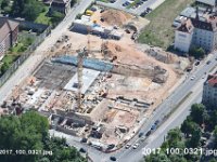 Nuernberg Gostenhof  Nuernberg Reutersbrunnerstr Maximilianstr Baustelle Feuerwache 1 : Luftaufnahmen