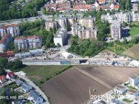 Nuernberg Grossreuth b.Schweinau  Nuernberg Baustelel U 3 Grossreuth bei der Zuericher Str. : Luftaufnahmen